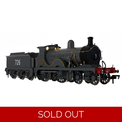 DAPOL 4S-027-005D OO Gauge D CLASS SECR Grey, scraped beading 726 DCC Fitted DAPOL 4S-027-005D OO Gauge D CLASS SECR Grey, scraped beading 726 DCC Fitted